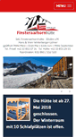 Mobile Screenshot of finsteraarhornhuette.ch